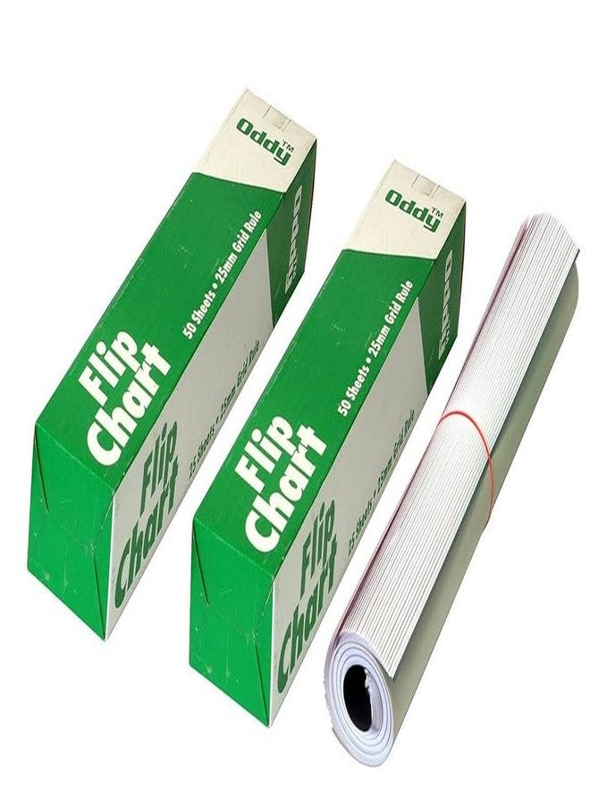 Oddy Flip Chart Roll 25 sheets (Pack of 2) - Image 1
